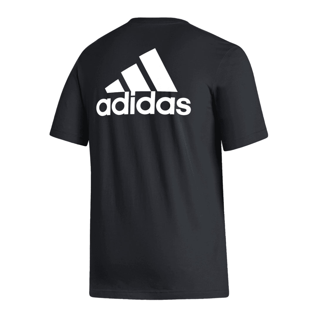 adidas Men's Juventus Short Sleeve Crest Tee - BLACK / WHITE