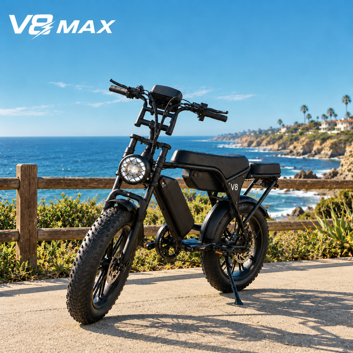 V8 Fat Tire Electric Bike