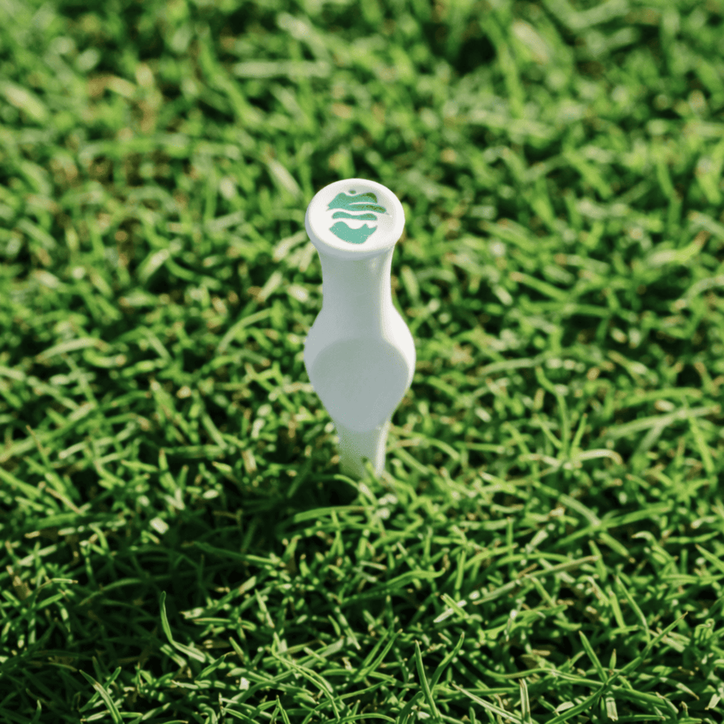 3'' Divot Tee – White – Step Up Golf Tee & Divot Repair Tool