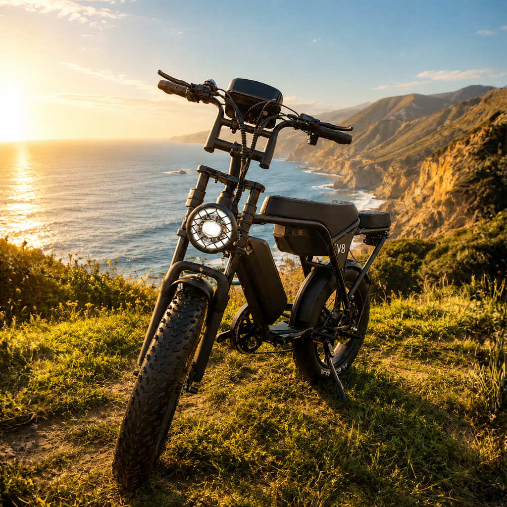 V8 Fat Tire Electric Bike