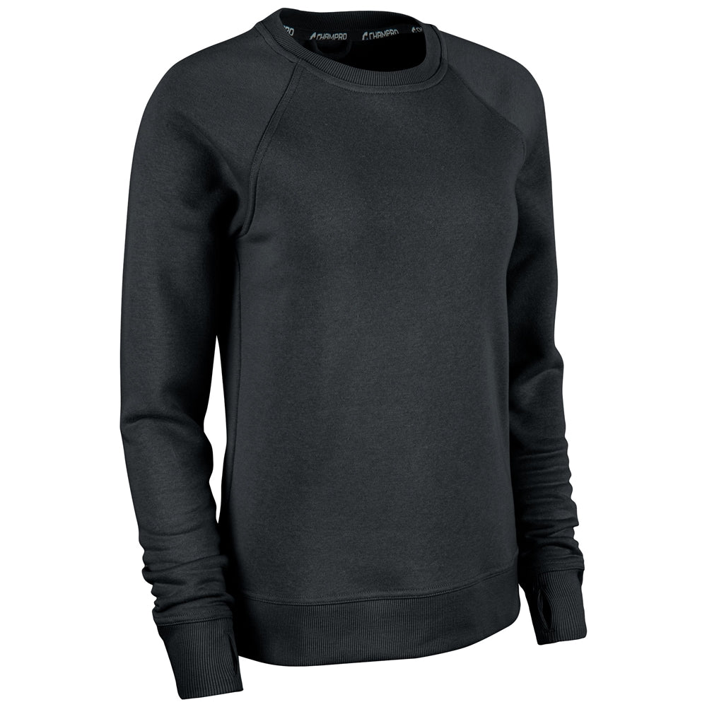 VICTORY FLEECE WOMEN'S SPLIT HEM CREW