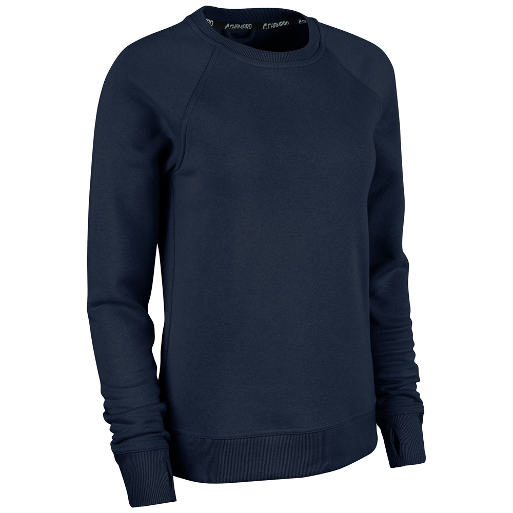 VICTORY FLEECE WOMEN'S SPLIT HEM CREW