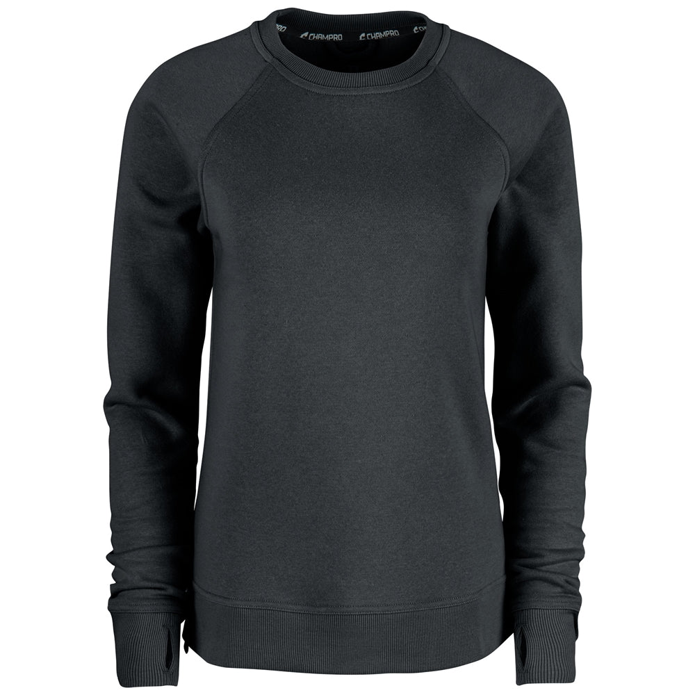 VICTORY FLEECE WOMEN'S SPLIT HEM CREW