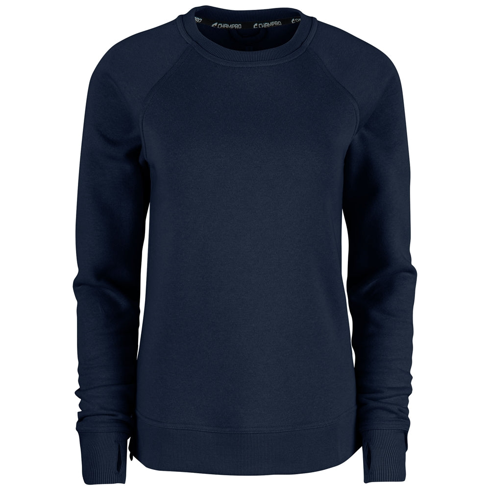 VICTORY FLEECE WOMEN'S SPLIT HEM CREW