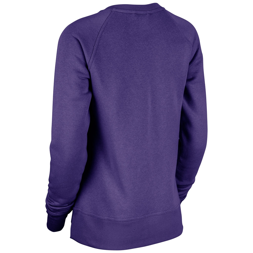 VICTORY FLEECE WOMEN'S SPLIT HEM CREW