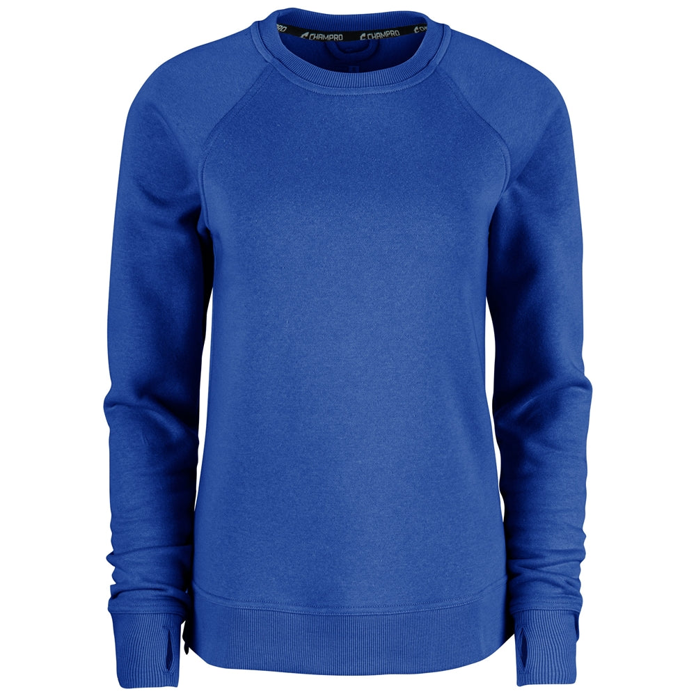 VICTORY FLEECE WOMEN'S SPLIT HEM CREW