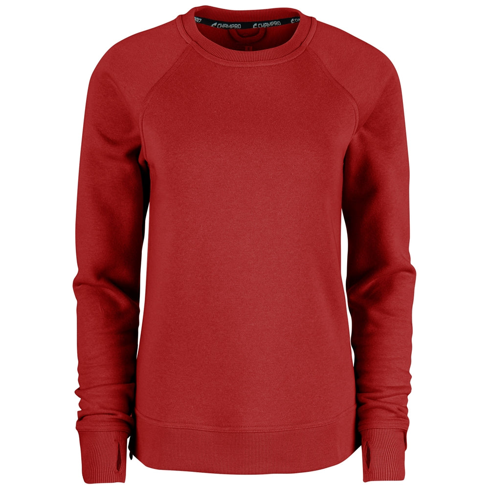 VICTORY FLEECE WOMEN'S SPLIT HEM CREW