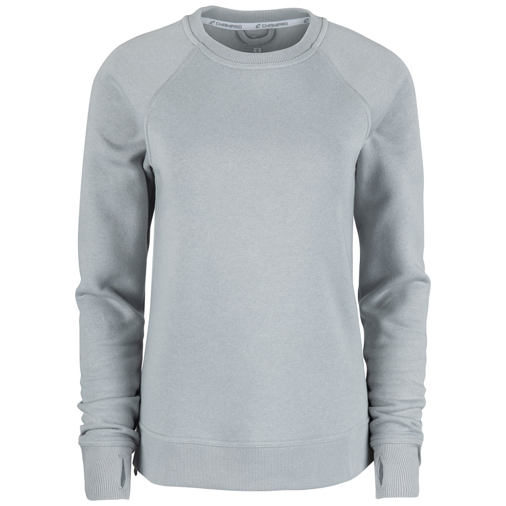 VICTORY FLEECE WOMEN'S SPLIT HEM CREW