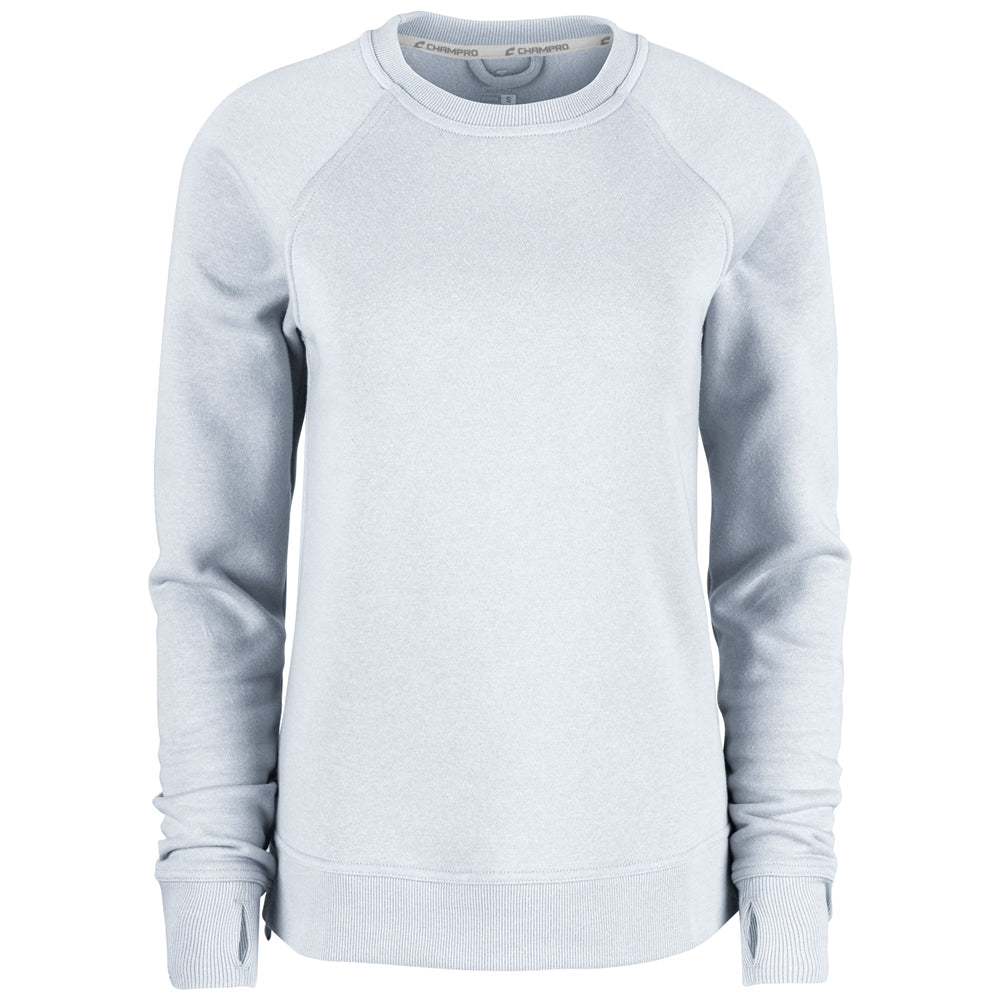 VICTORY FLEECE WOMEN'S SPLIT HEM CREW