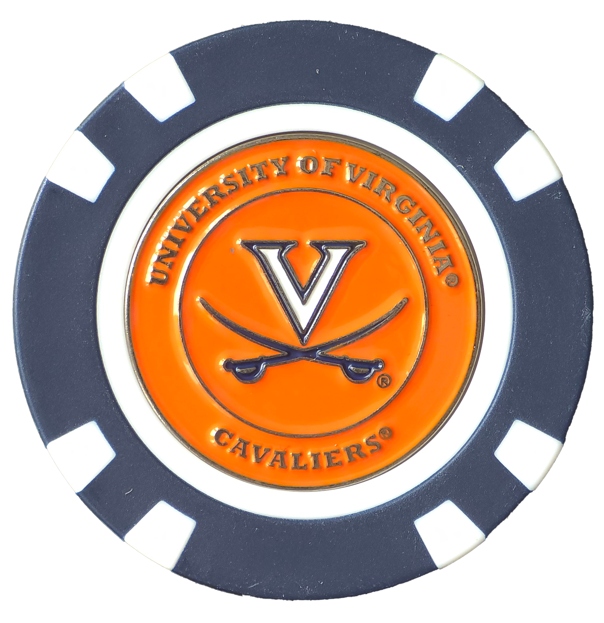 Officially Licensed Virginia Cavaliers Poker Chip Ball Marker
