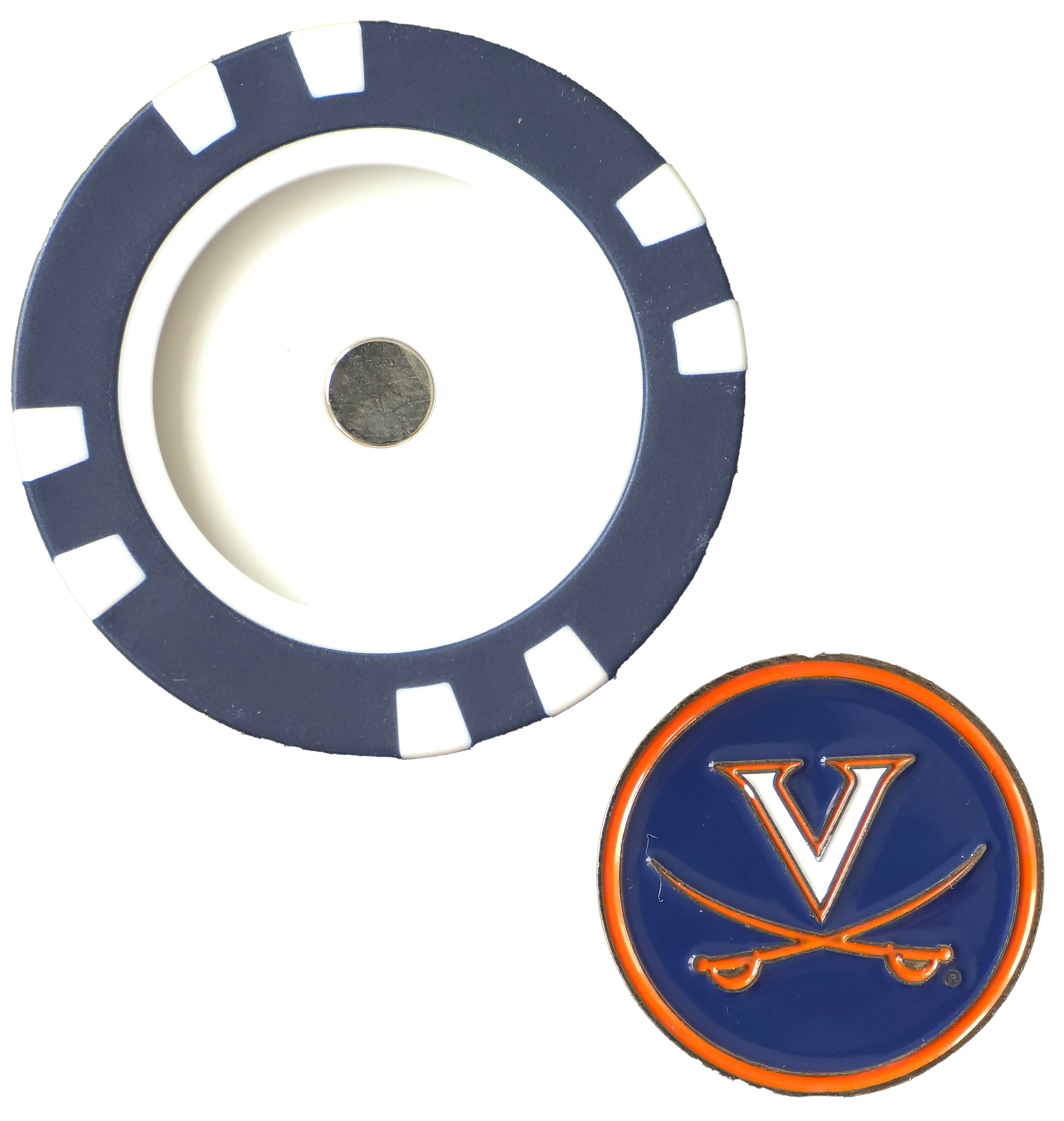 Officially Licensed Virginia Cavaliers Poker Chip Ball Marker