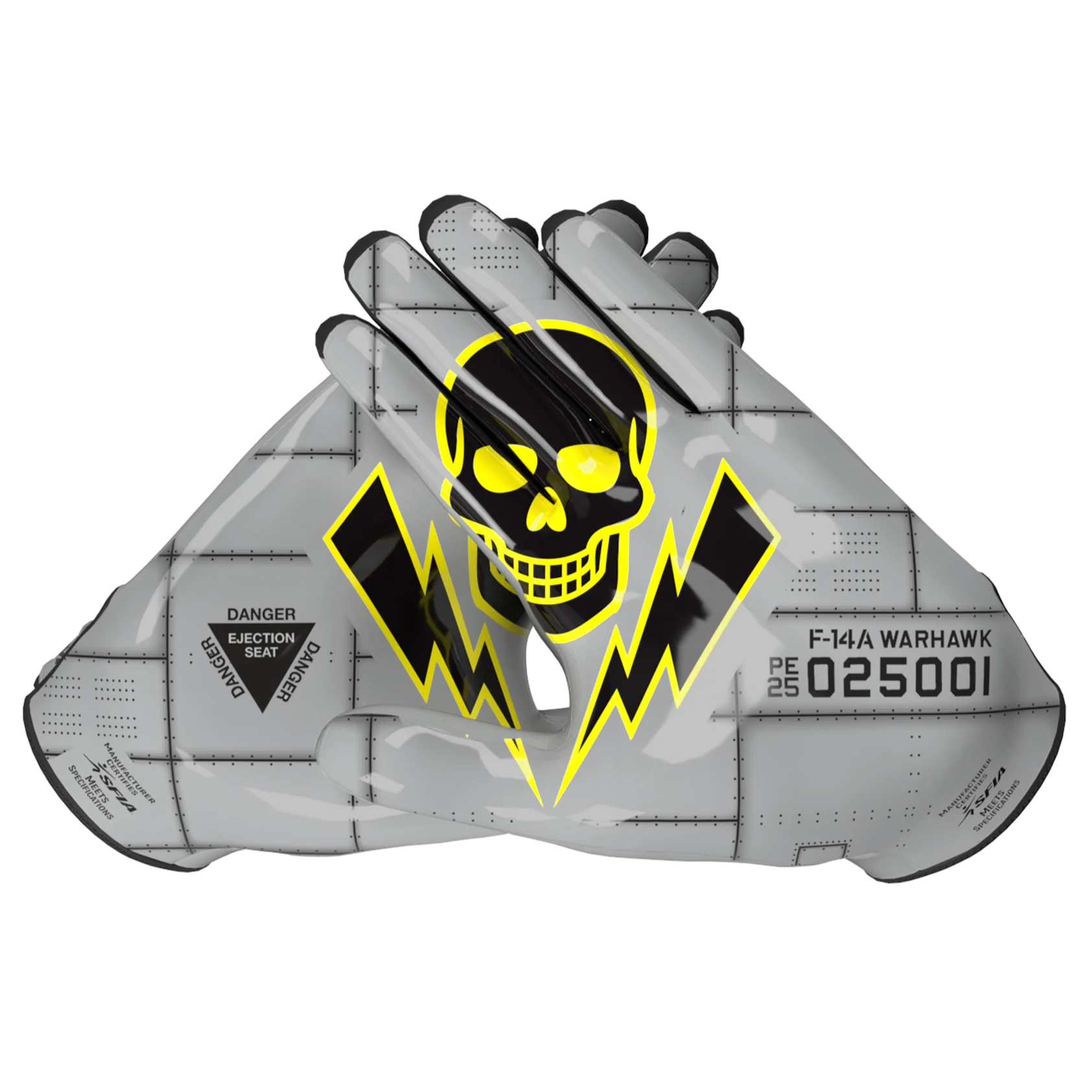 Warhawk Football Gloves - Vapor-Stick by Phenom Elite