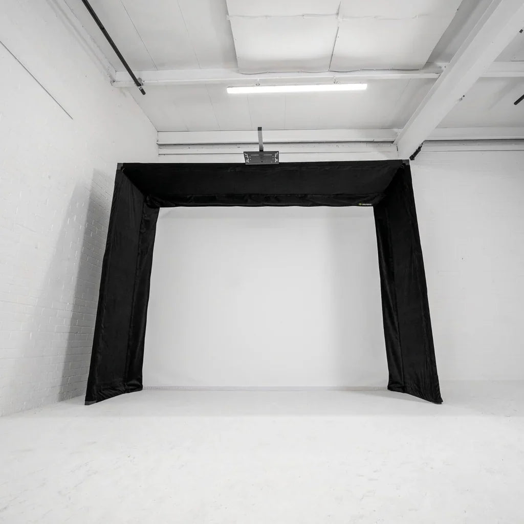GolfBays Lux Golf Simulator Hitting Enclosure (4 Sizes)
