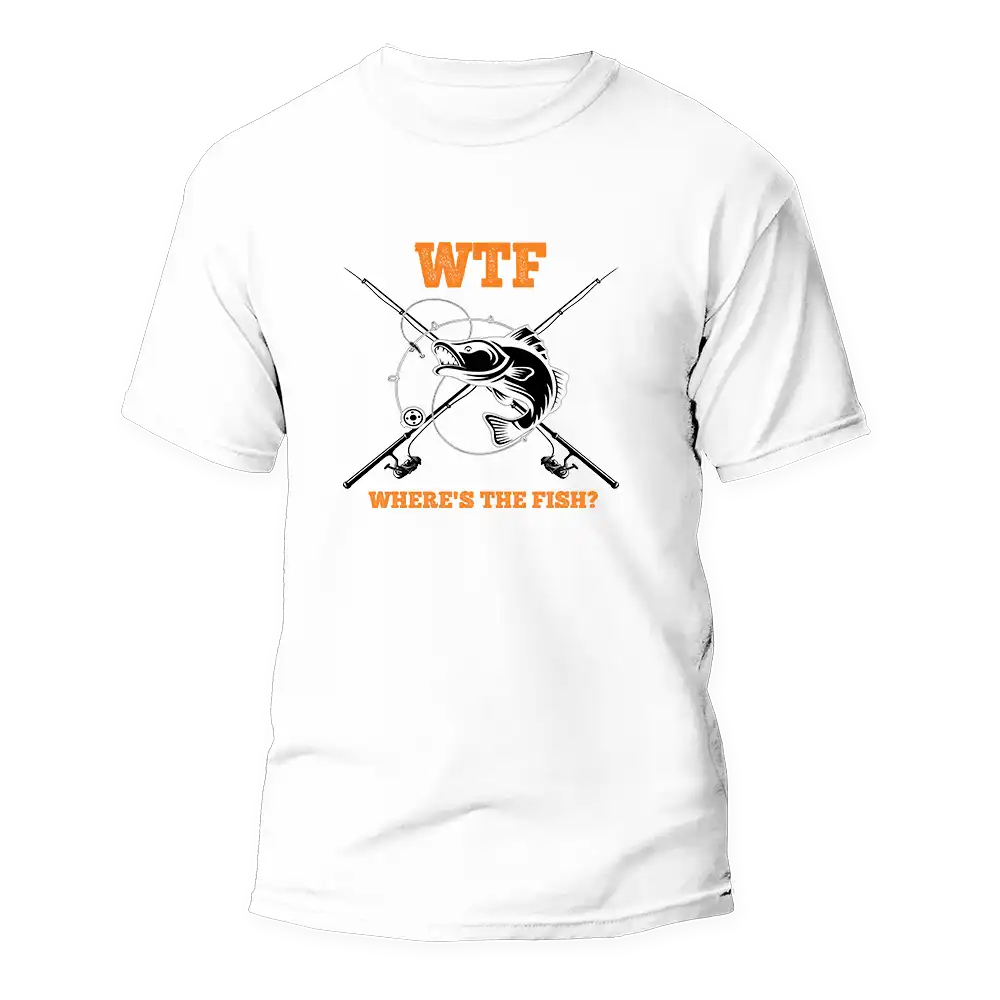 WTF Where's The Fish Man T-Shirt