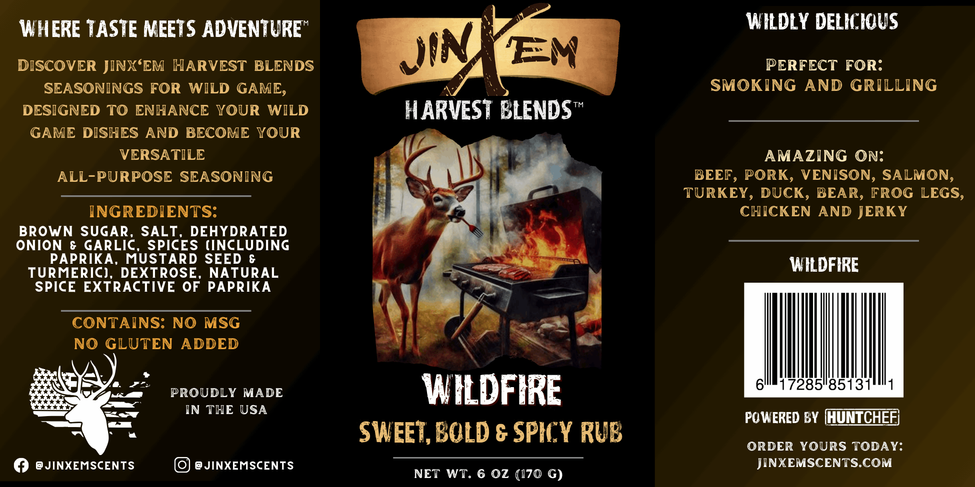 Wildfire - Sweet, Bold, & Spicy Rub