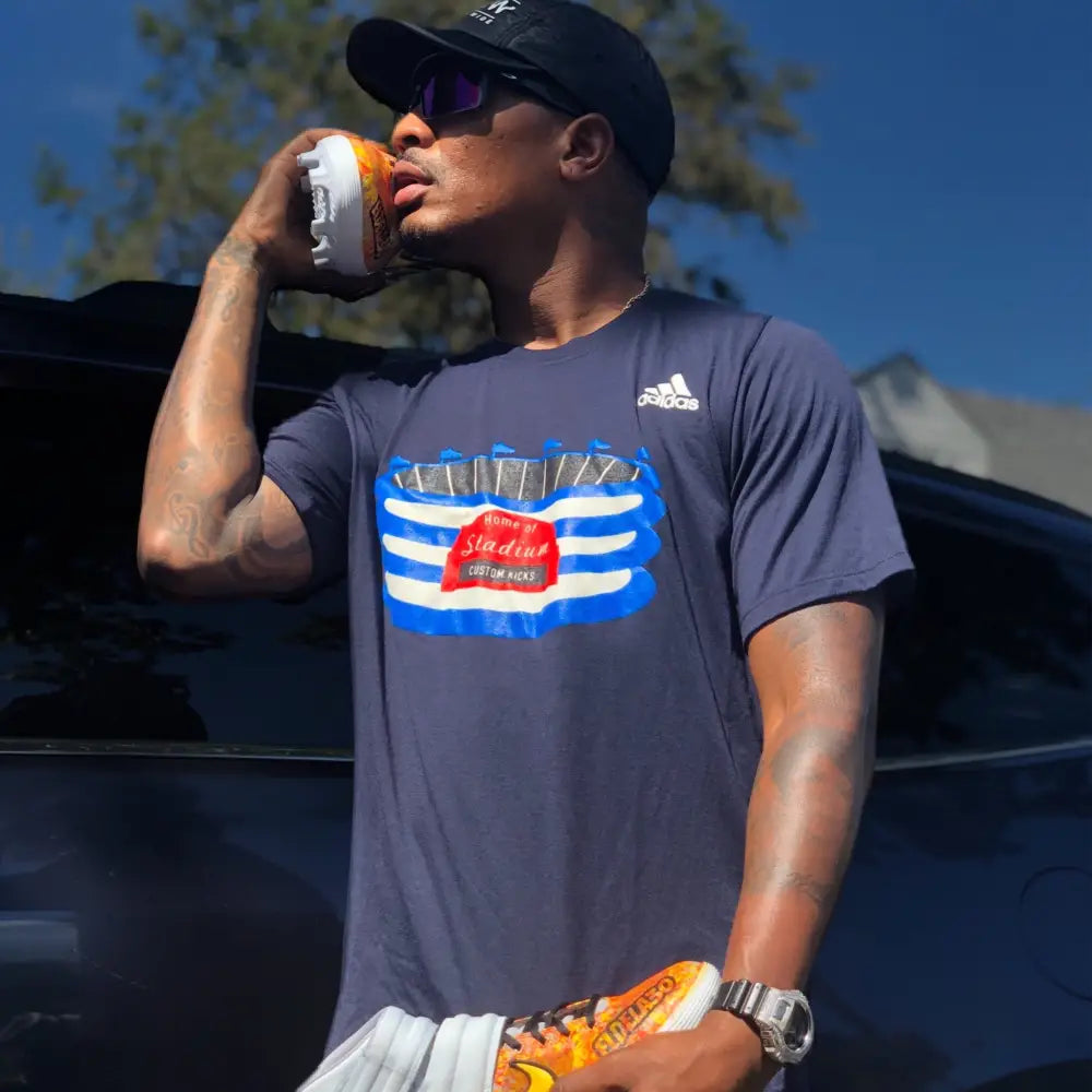 Adidas Men's FreeLift Sport Stadium Custom Kicks T-Shirt