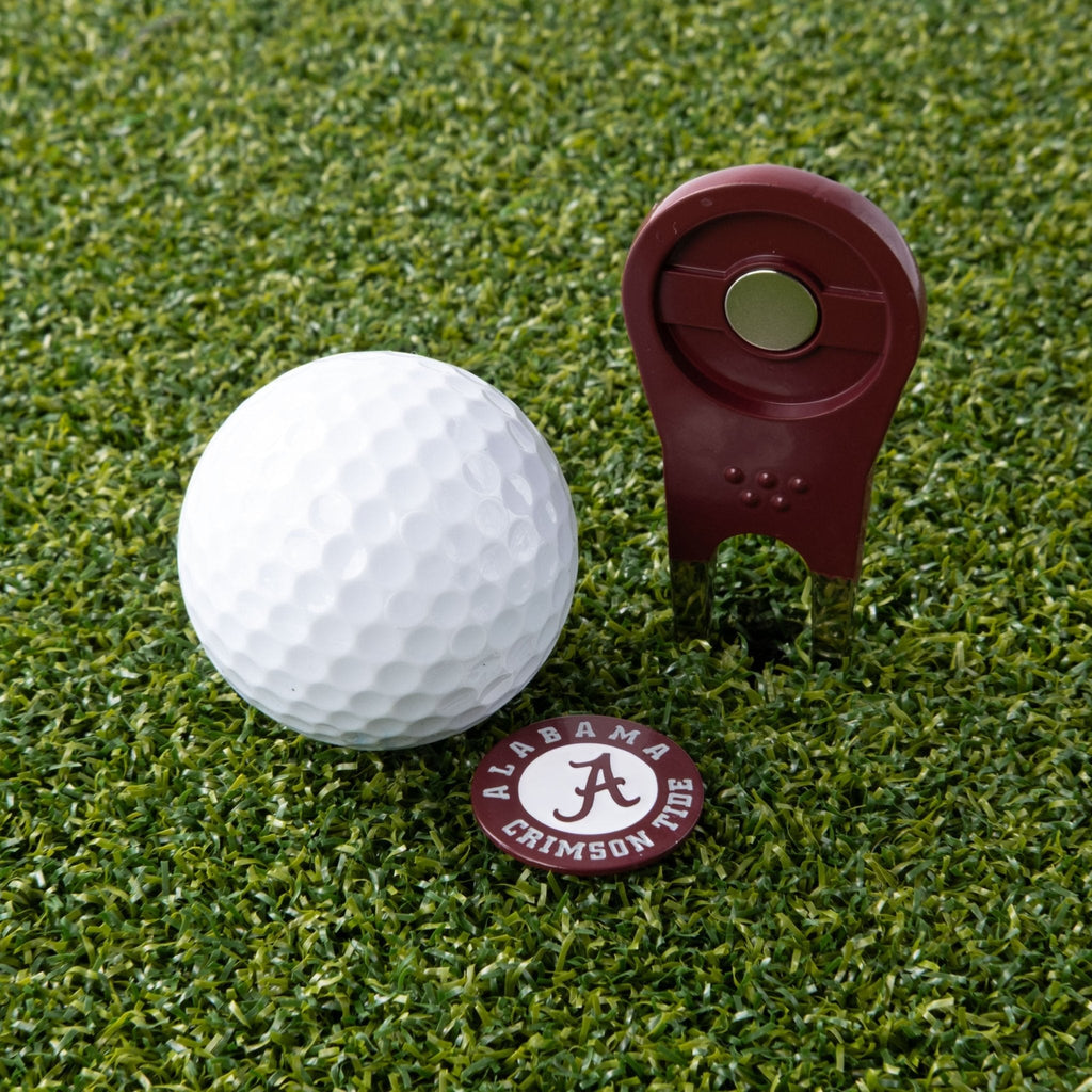 Alabama Crimson Tide Custom Shaped Divot Tool