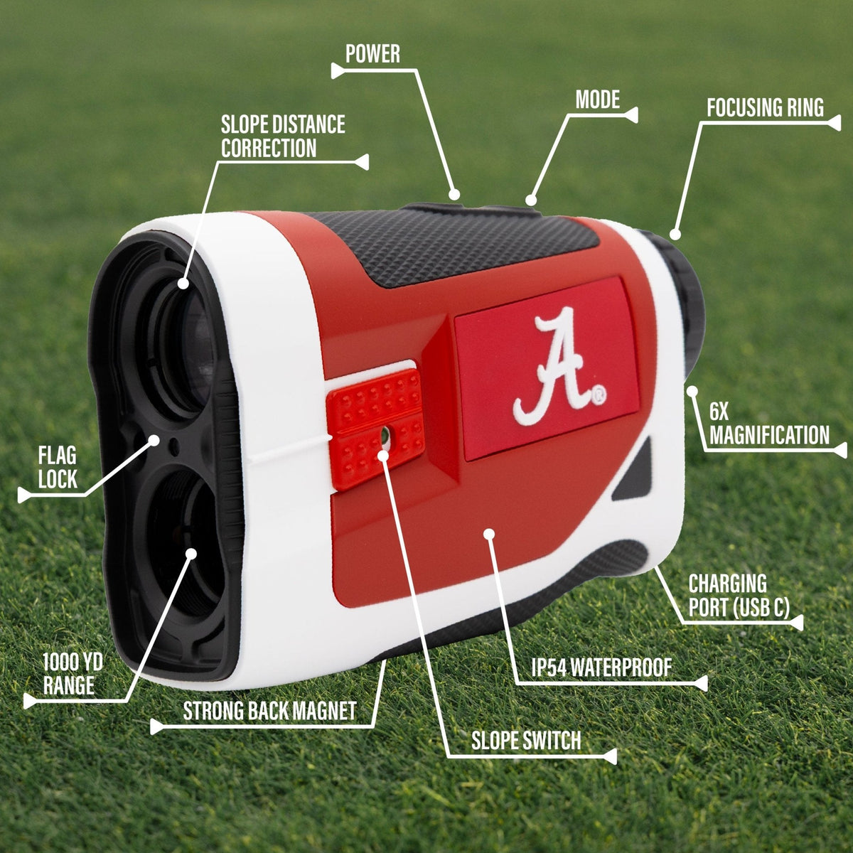 Alabama Crimson Tide Foresight Golf Rangefinder