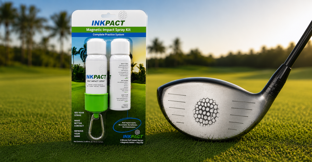 InkPact Micron Kit – Instant Golf Impact Feedback Spray | Built for the Course