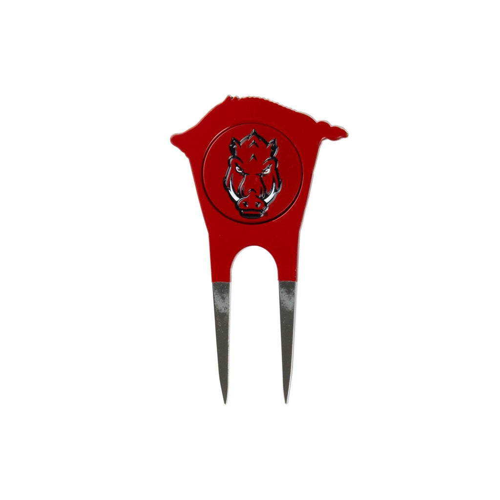 Arkansas Razorbacks Custom Shaped Divot Tool