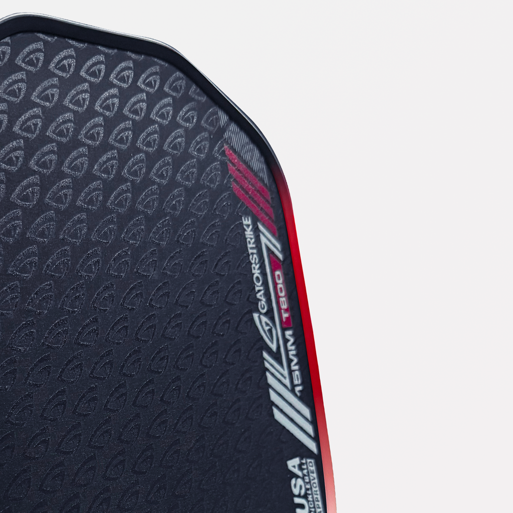 GatorStrike A.R.M.O.R Gen 5X — 15mm Raw Carbon All-Court Pickleball Paddle