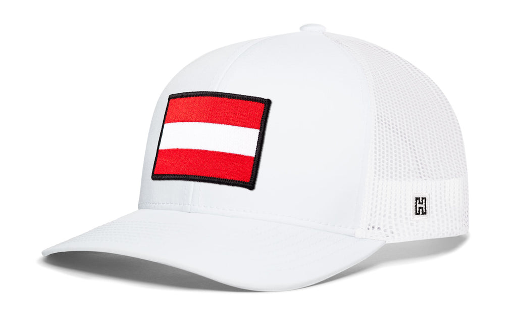 Austria Flag International Trucker Hat  |  Austrian Snapback