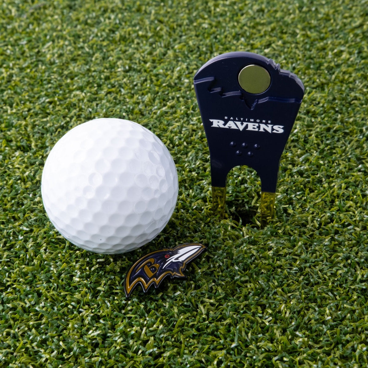 Baltimore Ravens Custom Shaped Divot Tool