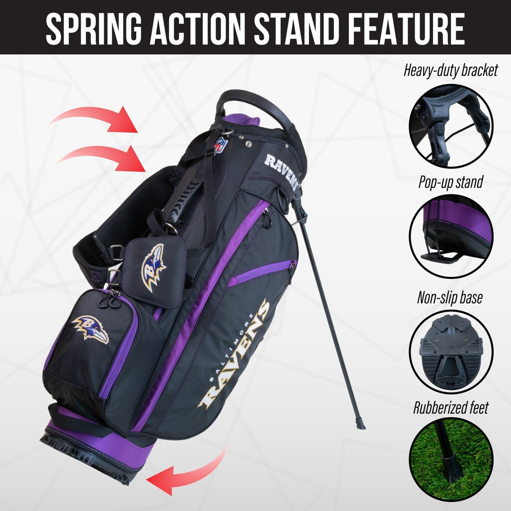 Baltimore Ravens Fairway Stand Bag