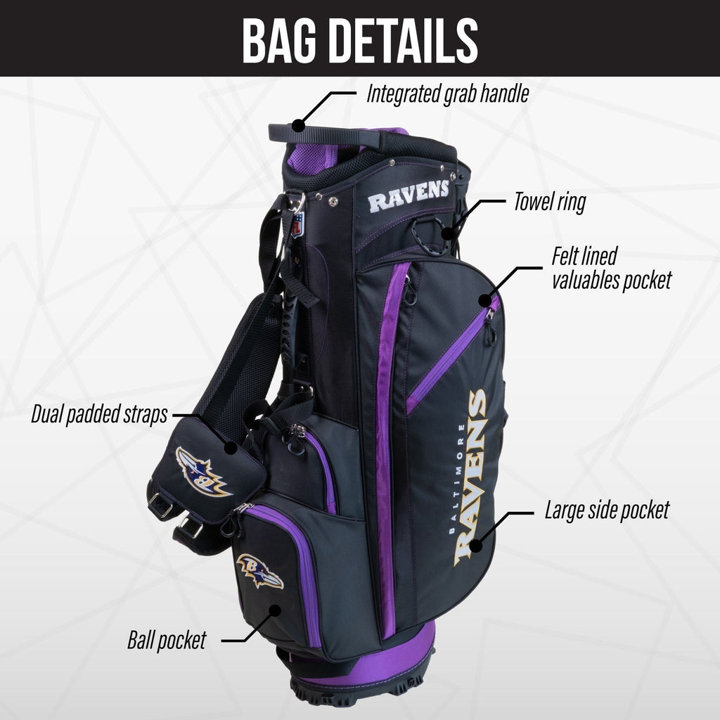 Baltimore Ravens Fairway Stand Bag
