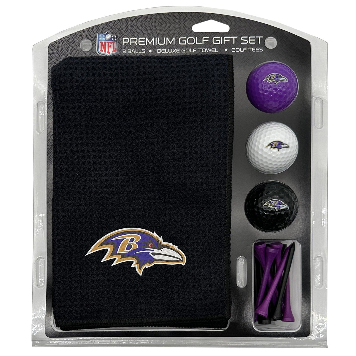 Baltimore Ravens Microfiber Towel Golf Gift Set
