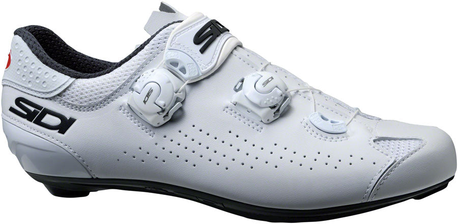 SIDI Genius 10  Road Shoes - Men's White/White 42.5