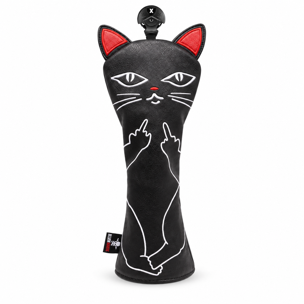 Black Cat Attitude Golf Headcovers