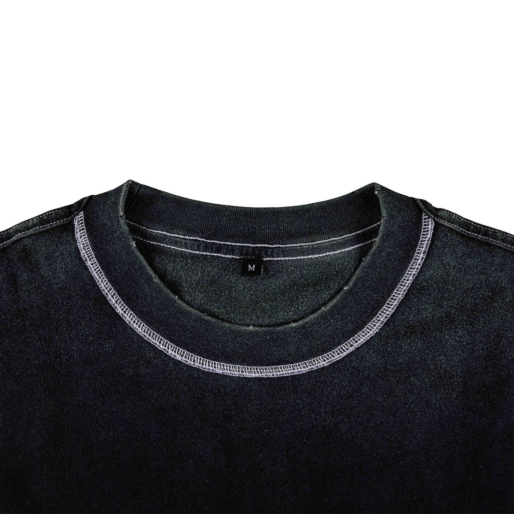 Common Hype Blank 'Black' Contrast Tee