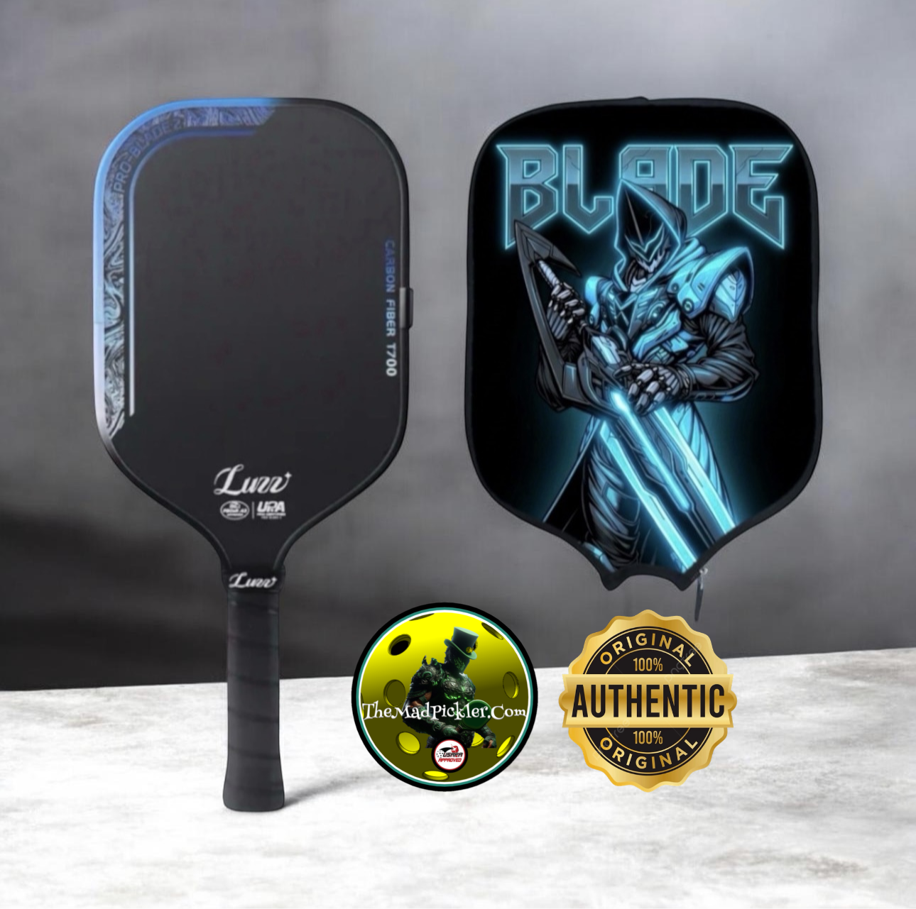 Luzz  Limited Edition Pro Blade2  Pickleball Paddle & Mad Pickler Cover