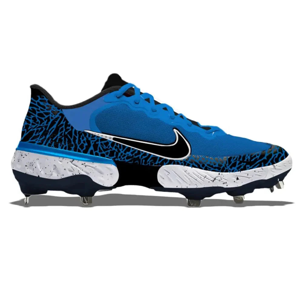 "Blue Elephant" Nike Alpha Huarache Elite 3 Low Cleats
