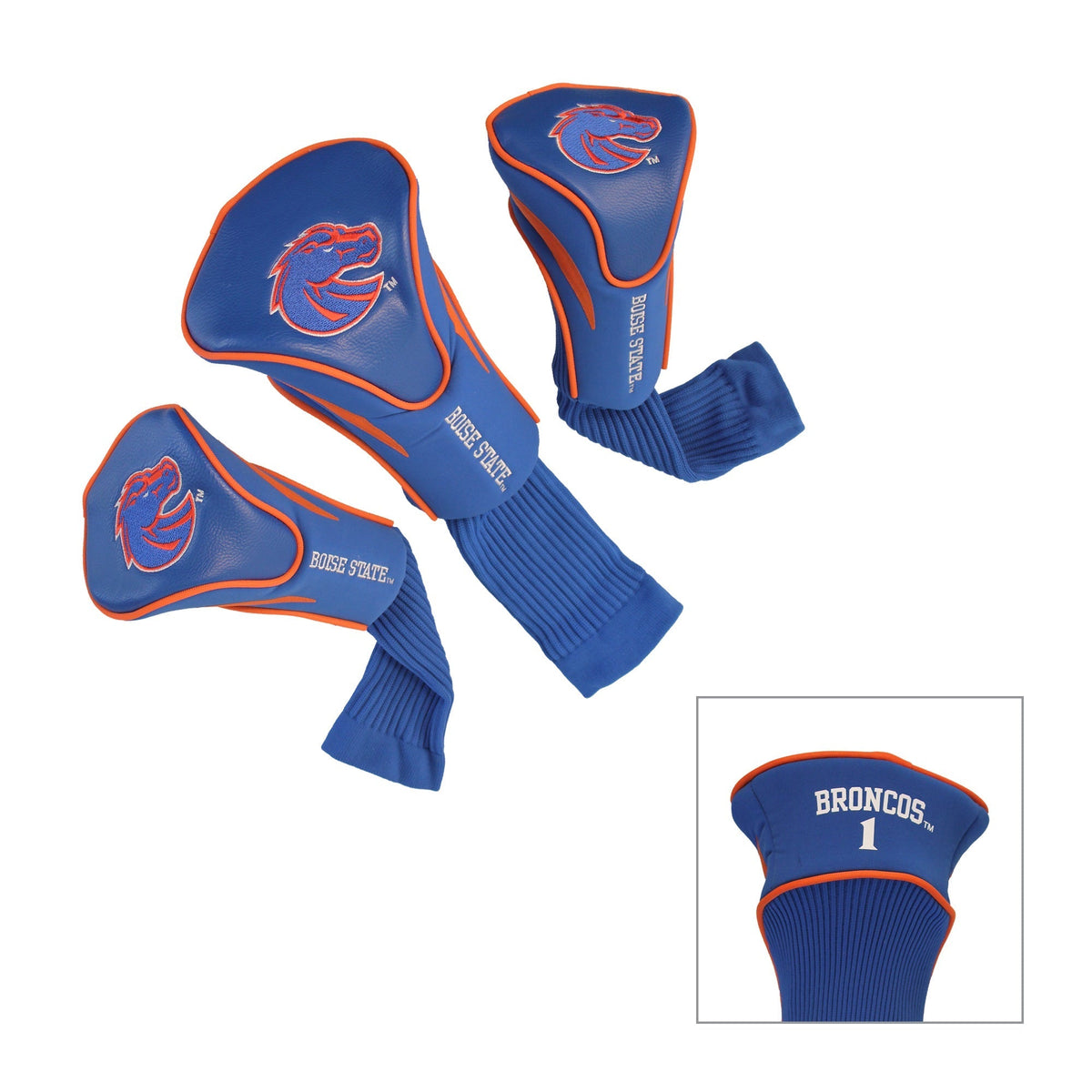 Boise State Broncos 3 Pack Contour Sock Headcovers