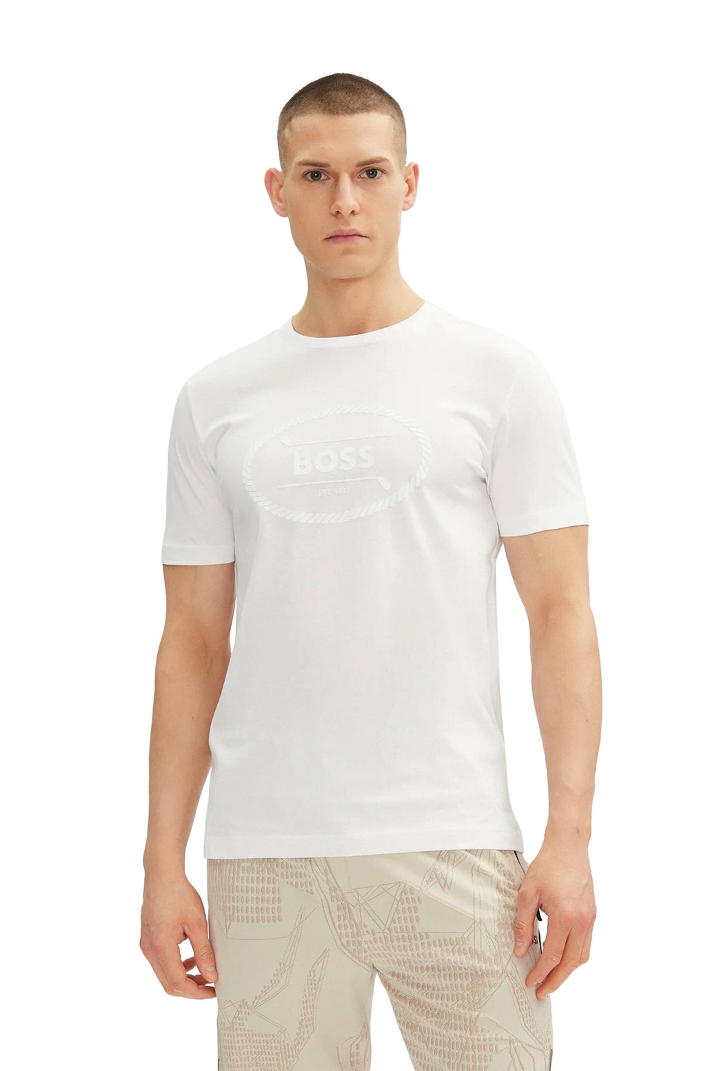 Boss Green Heritage Tee - White