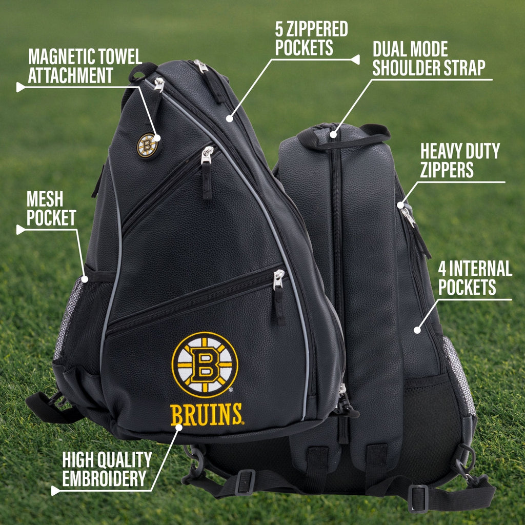 Boston Bruins PU Leather Backpack