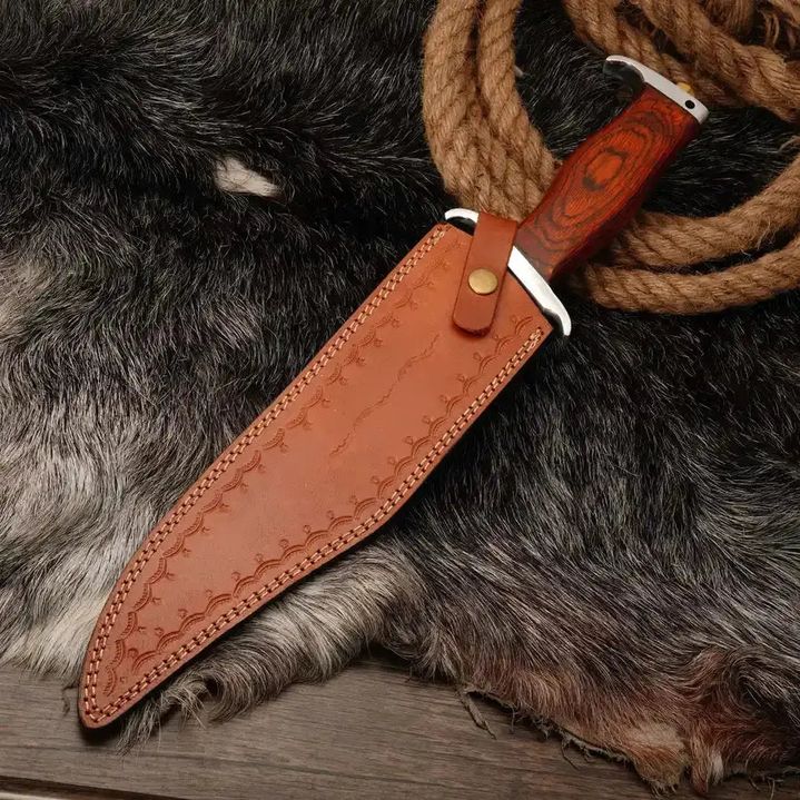 Rambo Bowie Knife D2 Steel Blade - Collectible
