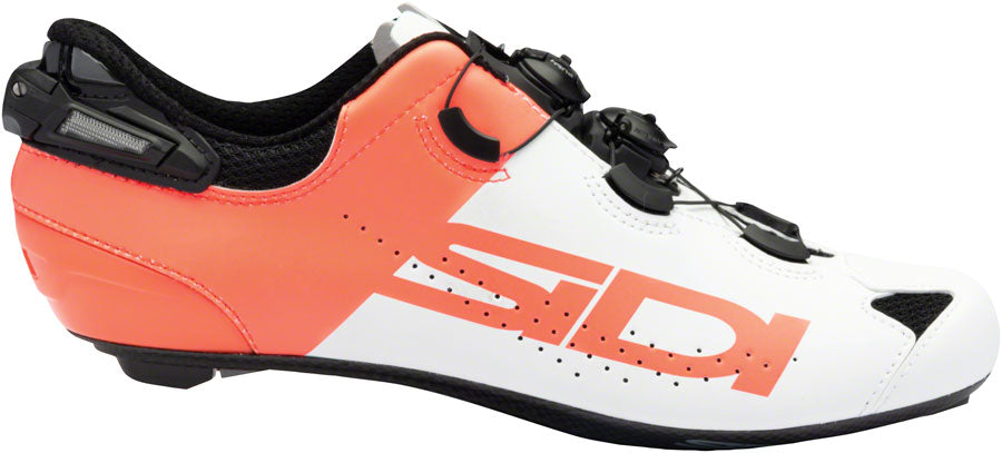SIDI Shot 2S Pro Road Shoes - Men's White/Coral 42