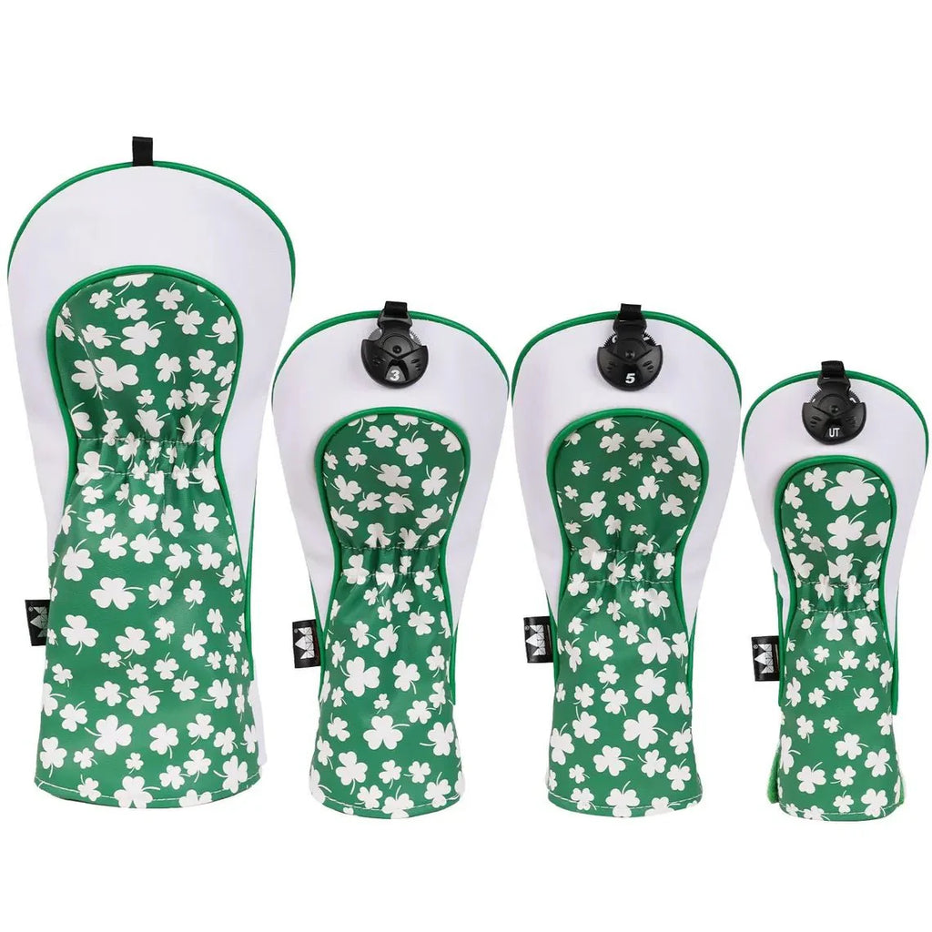 Caddie Whites & Lucky Greens Headcovers