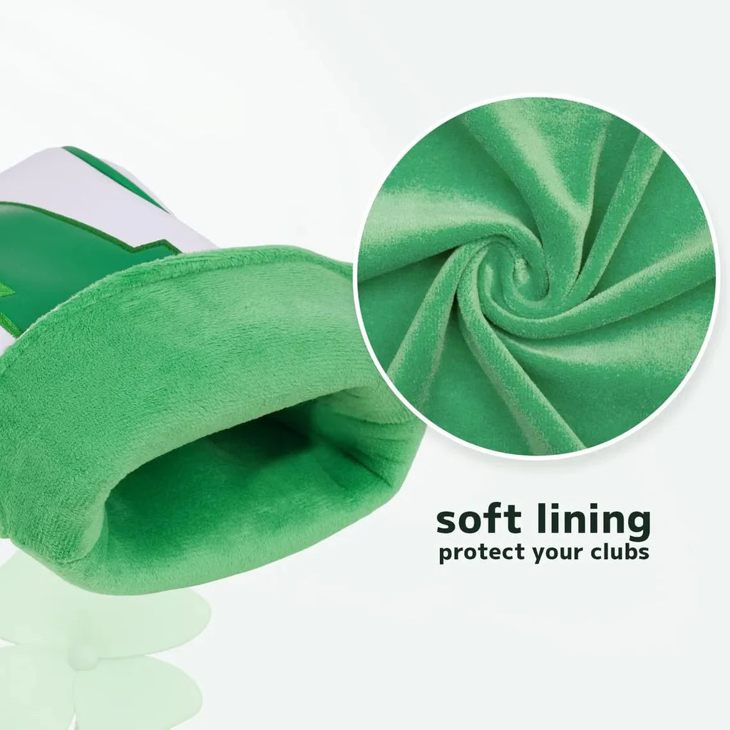 Caddie Whites & Lucky Greens Headcovers