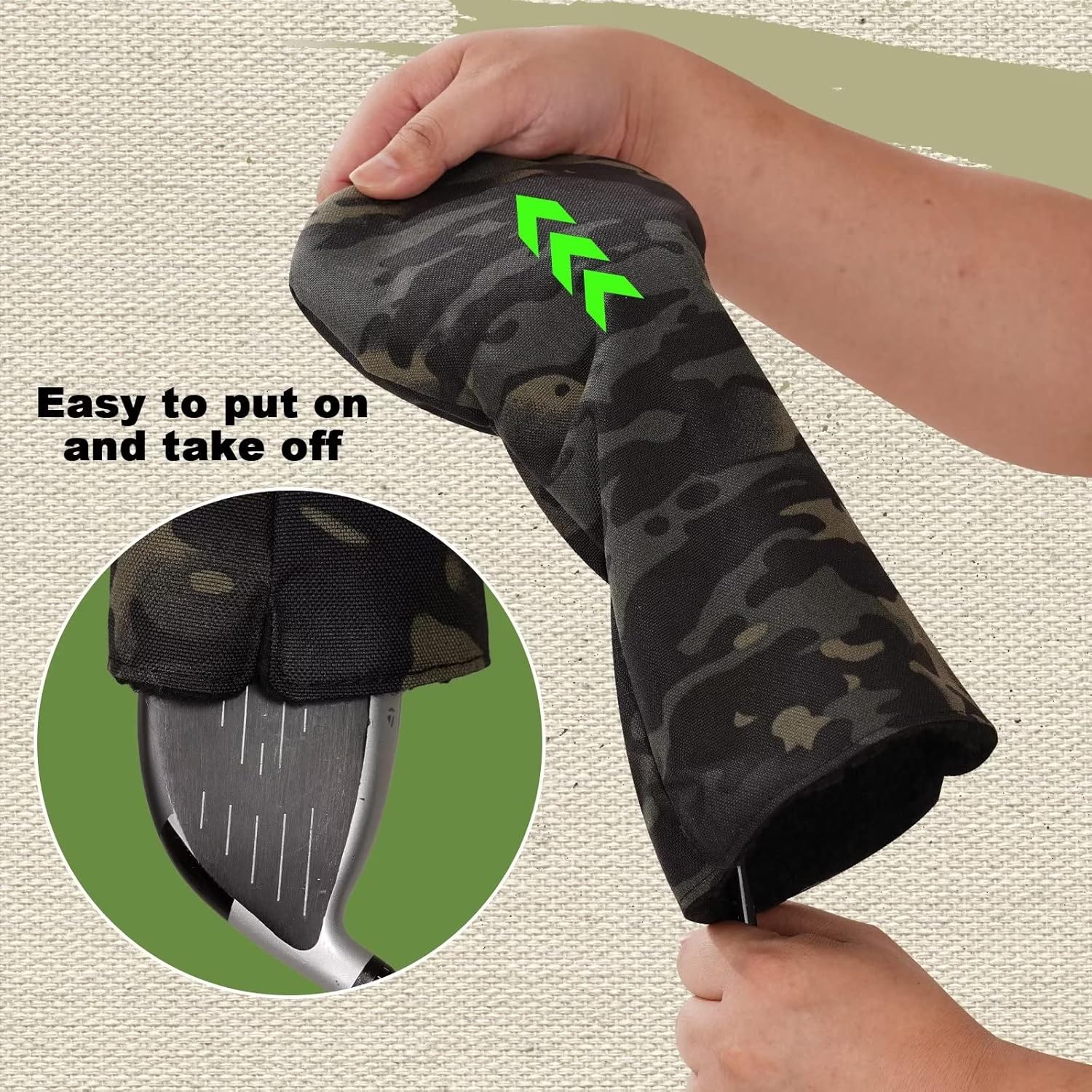 Canvas Camo Headcover