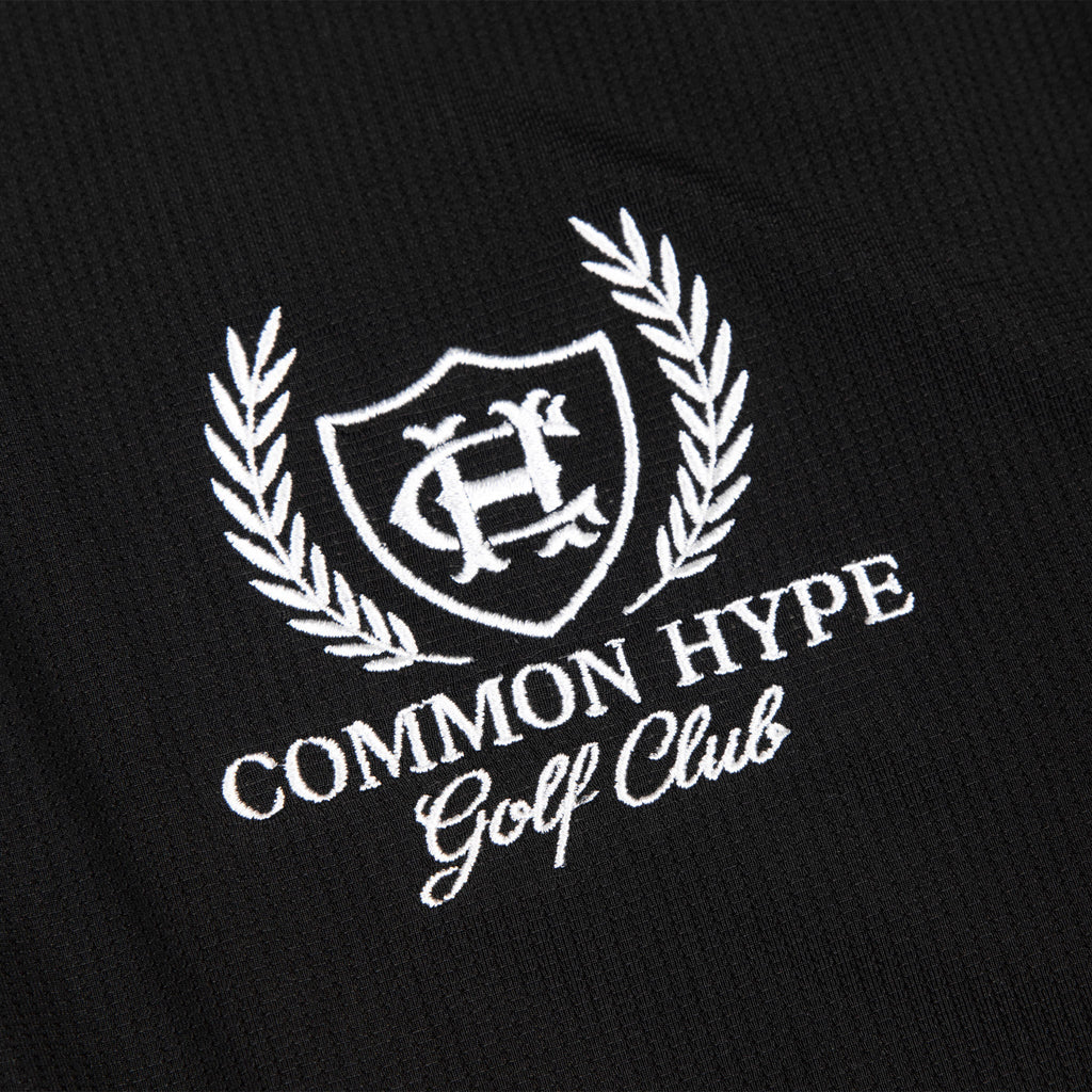 Common Hype Golf Club Polo Black