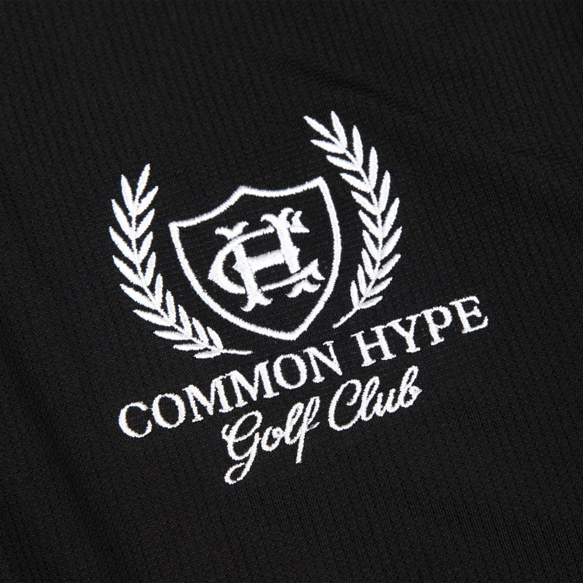 Common Hype Golf Club Polo Black