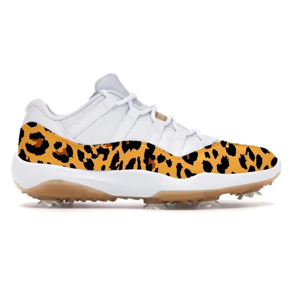 "Cheetah" Jordan 11 Retro Low Golf Shoes