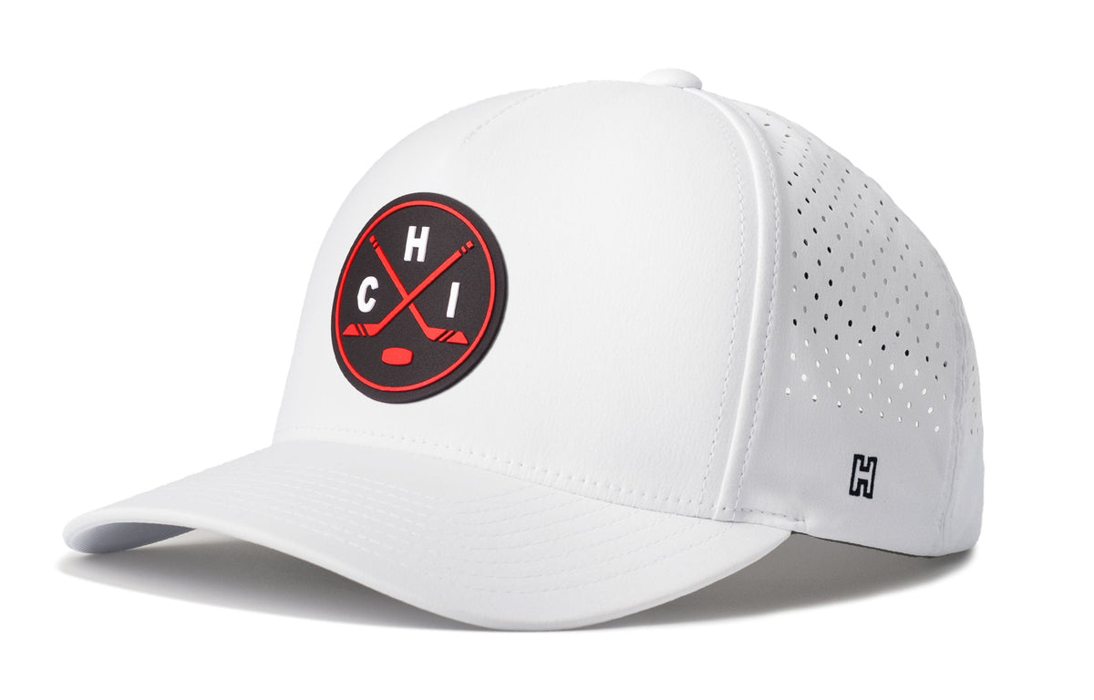 Chicago Hockey Performance 5-Panel Hat  |  CHI X Flexfit Snapback