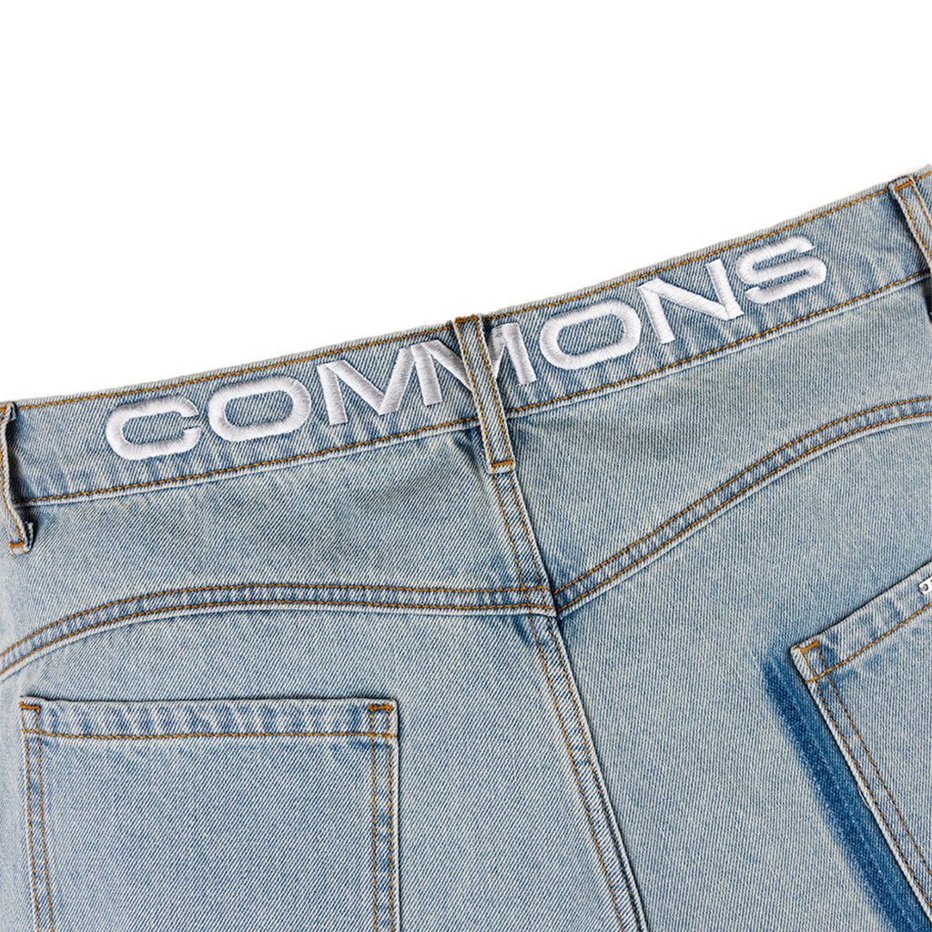 Commons Studios ‘Star’ Washed Denim Short Iceberg