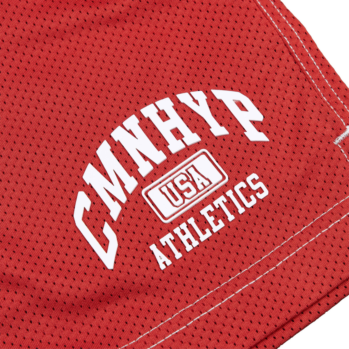 Common Hype Athletics Contrast Mesh Short Crimson Red