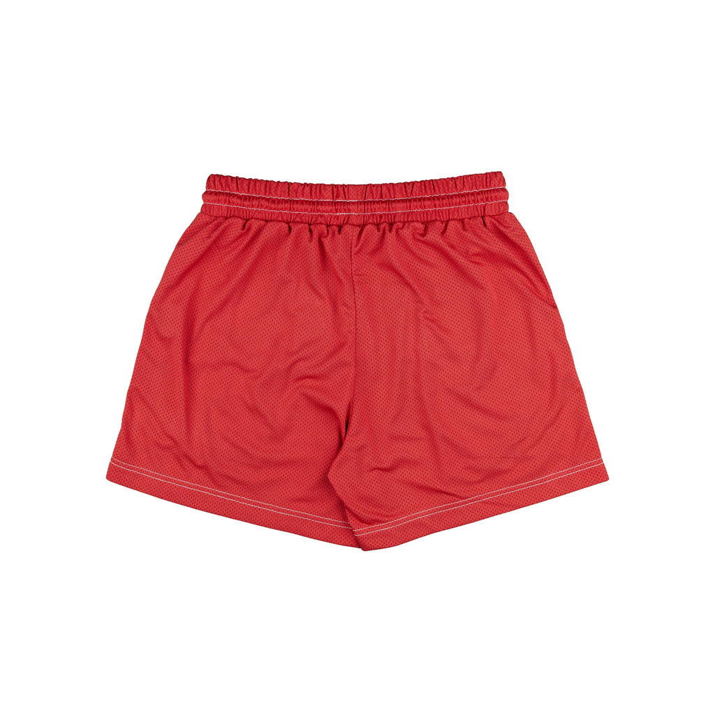 Common Hype Athletics Contrast Mesh Short Crimson Red